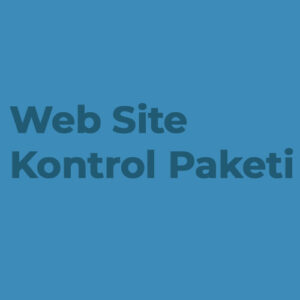 Web Site Kontrol Paketi